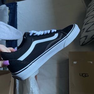 black old school vans